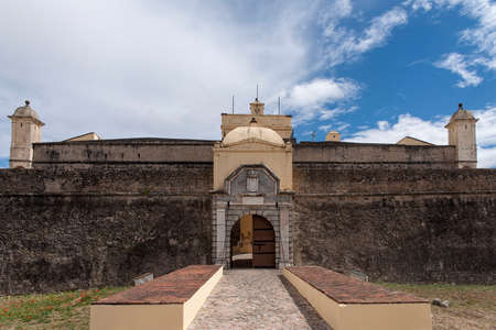 Fort of Santa Lucia in the Portuguese town of Elvasの写真素材