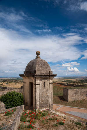 ancient fortress of Santa Lucia in the Portuguese town of Elvas, Portugalのeditorial素材