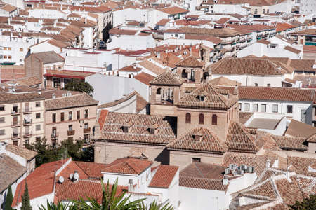 Views of the monumental city of Antequera in the province of Mlaga, Andalusiaの写真素材