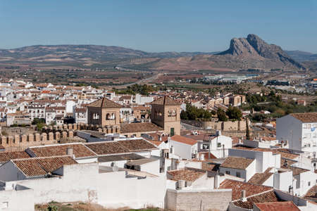 Views of the monumental city of Antequera in the province of Malaga, Andalusiaの写真素材