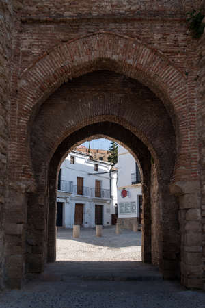 monumental city of Ronda in the province of Mlaga, Andalusiaの写真素材