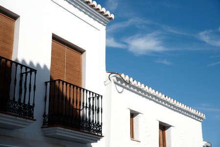 Southern villages of southern Spain. Frigiliana in the province of Mlaga, Andalusiaの写真素材