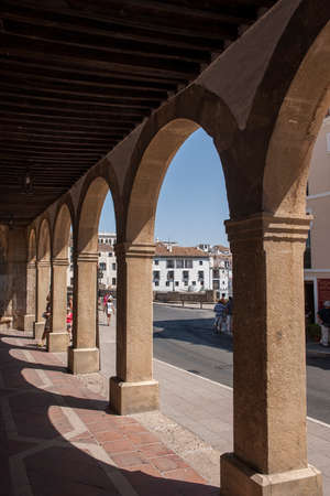 Walking around the city of Tajo de Ronda in Mlaga province, Andaluciaの写真素材