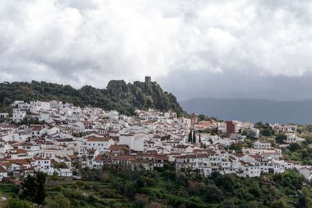 Views of the town of Gaucn in the mountainous region of Ronda