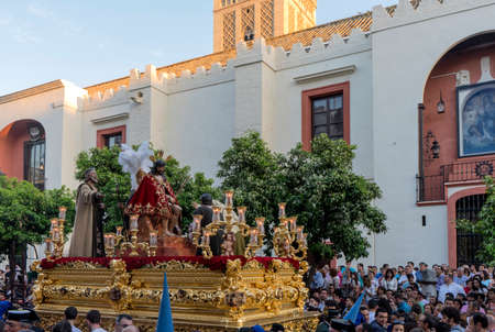 Brotherhood of St. Stephen, Holy Week in Sevilleのeditorial素材