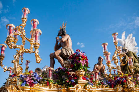 brotherhoods of penance, Christ Star, Holy Week in Sevilleの写真素材