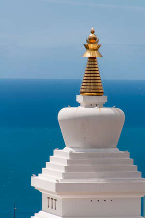 Buddhist Temple Stupa in Benalmadena, Malagaの写真素材