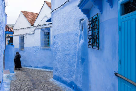 beautiful cities of Morocco, Chefchaouenの写真素材