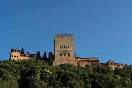 Monuments of Spain ± a, Alhambra in Granadaのeditorial素材