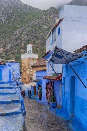 beautiful cities of Morocco, Chefchaouenの写真素材