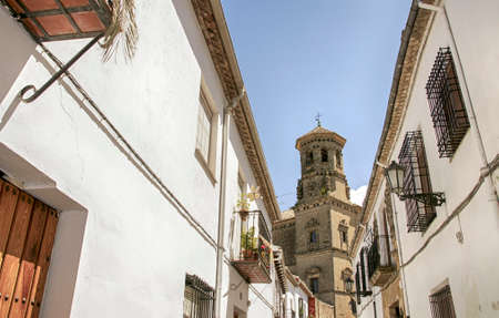 monumental town of Baeza in the province of Jaén © n, AndalucÃaのeditorial素材