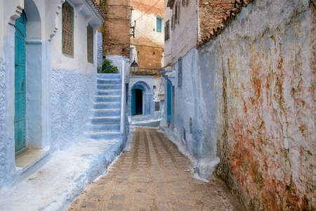 Cities of the world, Chefchaouen in Moroccoの写真素材