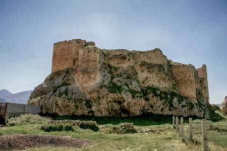 Ruins of the old castle of the municipality of Bedmar, Jaen