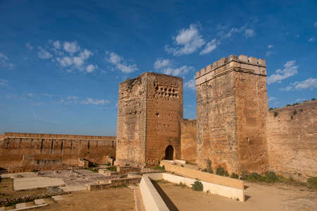 Castles of Andalusia, Fortress of Alcala de Guadaira in Sevilleのeditorial素材
