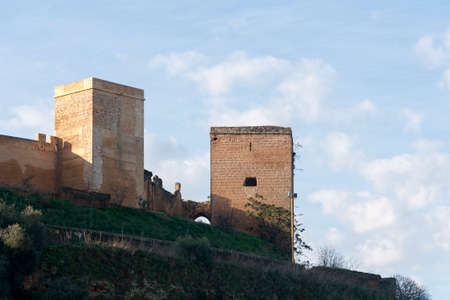 Castles of Andalusia, Fortress of Alcala de Guadaira in Sevilleのeditorial素材