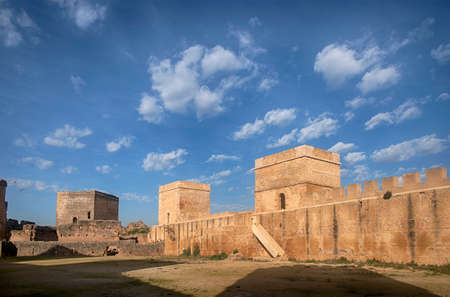 The castle of Alcala de Guadaira in the province of Sevilleのeditorial素材