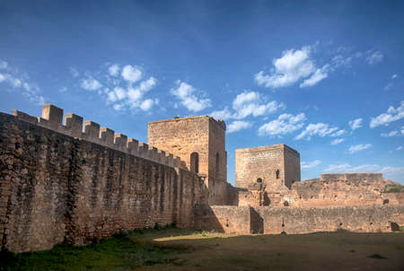 Castles of Andalusia, Fortress of Alcala de Guadaira in Sevilleのeditorial素材