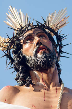 Jesus is stripped of His garments, Holy Week in Sevilleのeditorial素材