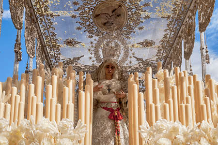 Virgin of the brotherhood of Peace, Holy Week in Seville