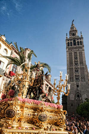 Brotherhood of the Borriquita, Holy Week in Sevilleのeditorial素材