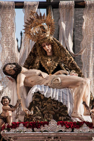 Brotherhood of the Servites, Easter in Sevilleのeditorial素材