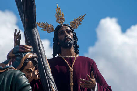 Holy Week in Seville, Brotherhood of peaceのeditorial素材
