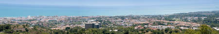 Panoramic view of the city of Marbella on the Costa del sol in Andalusia, Spainのeditorial素材