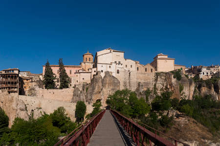 Medieval cities of Spain, Cuenca in the autonomous community of Castilla la Manchaの写真素材