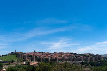 Monumental cities of Spain, Avilaの写真素材
