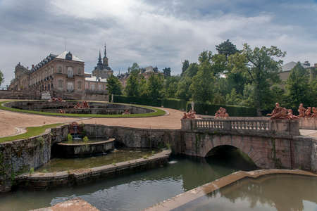 The Royal Palace of La Granja de San Ildefonso, Spainのeditorial素材