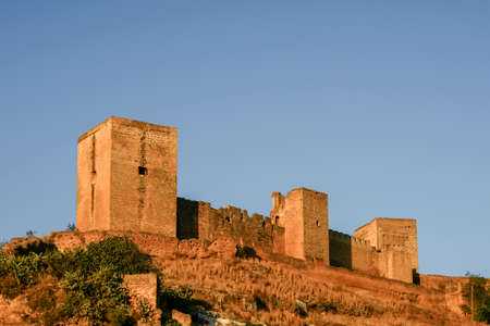 Castles of Andalusia, Fortress of Alcala de Guadaira in Sevilleのeditorial素材