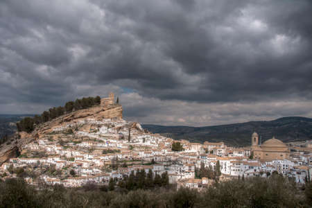 Villages of Andalusia, Montefrio in the province of Granadaの写真素材