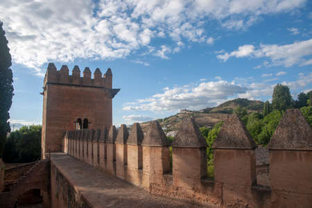 Alhambra of Granada, Spainのeditorial素材