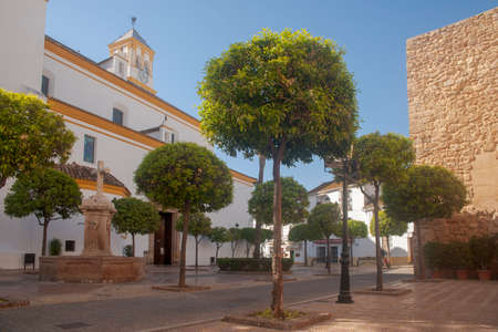 Streets of the old town of Marbella, Malagaのeditorial素材