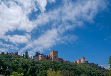 Alcazaba of the Alhambra of Granada, Andalusiaのeditorial素材