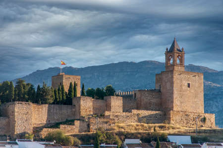old alcazaba of the city of Antequera in the province of Malaga, Andalusia