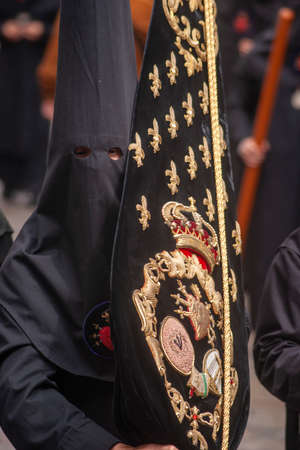 nazareno brothers of the holy week of Sevilleのeditorial素材