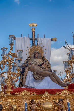 Images of Holy Week in Seville, Brotherhood of the Marketplaceのeditorial素材