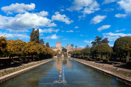 Alcazar de los Reyes Cristianos, Cordoba, Spainのeditorial素材