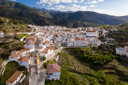 municipality of Sedella in the Axarquia region of Malaga, Andalusiaのeditorial素材