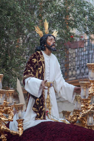 mystery of the brotherhood of MontesiÃ³n, Holy Week of Sevilleのeditorial素材
