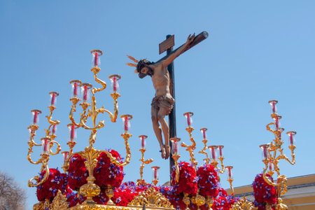 Jesus on the Cross, Christ of the Brotherhood of St Bernard, Holy Week of Seville