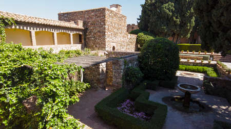 gardens of the old Nasrid citadel of Malaga, Andalusiaのeditorial素材