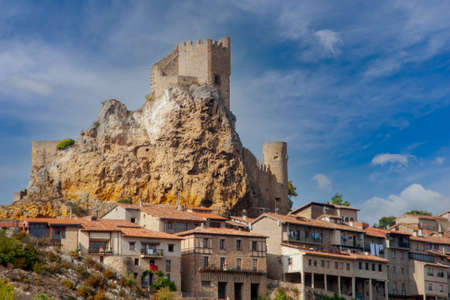 beautiful castle in the municipality of Frias in the province of Burgos, Spain.のeditorial素材