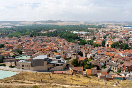 view of the municipality of PeÃ±afiel in the province of Valladolid, Spain
