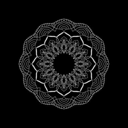 mandala icon  template imageのイラスト素材