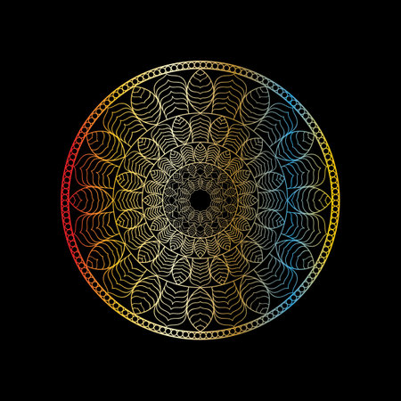 mandala icon  template imageのイラスト素材