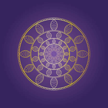 mandala icon  template imageのイラスト素材
