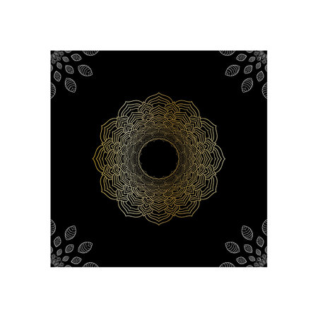 mandala icon  template imageのイラスト素材