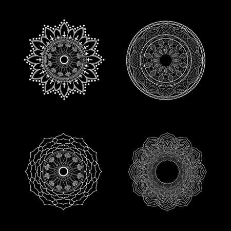 mandala icon  template imageのイラスト素材